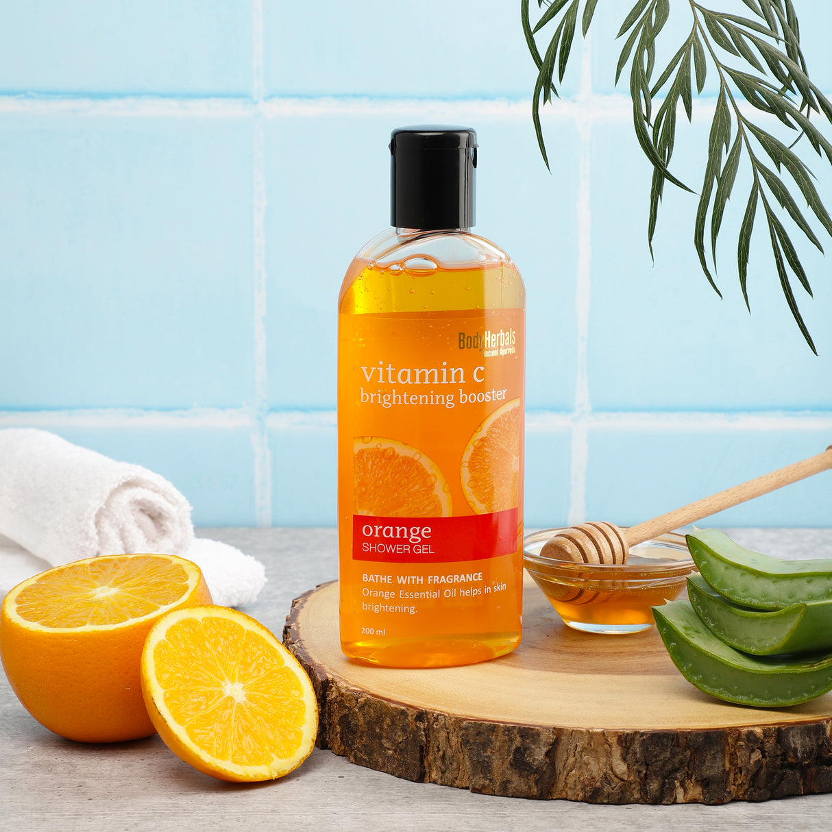 Orange Shower Gel | Free Loofah
