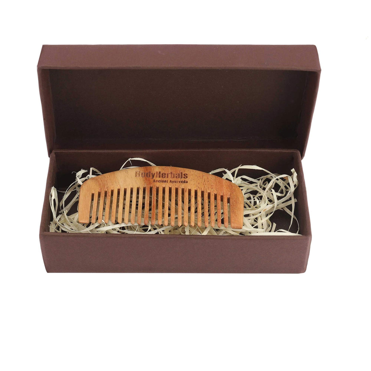 Dressing Comb, Beard, Head Hair & Moustache, 100% Neem Wood