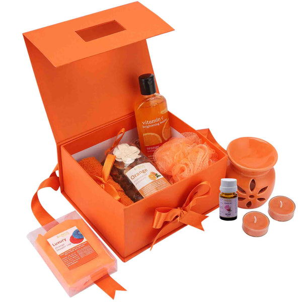 Orange Bath and Body Spa Set