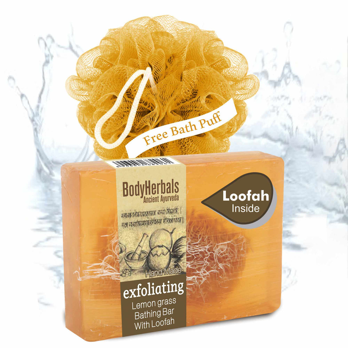 Lemongrass Bathing Bar | Free Loofah