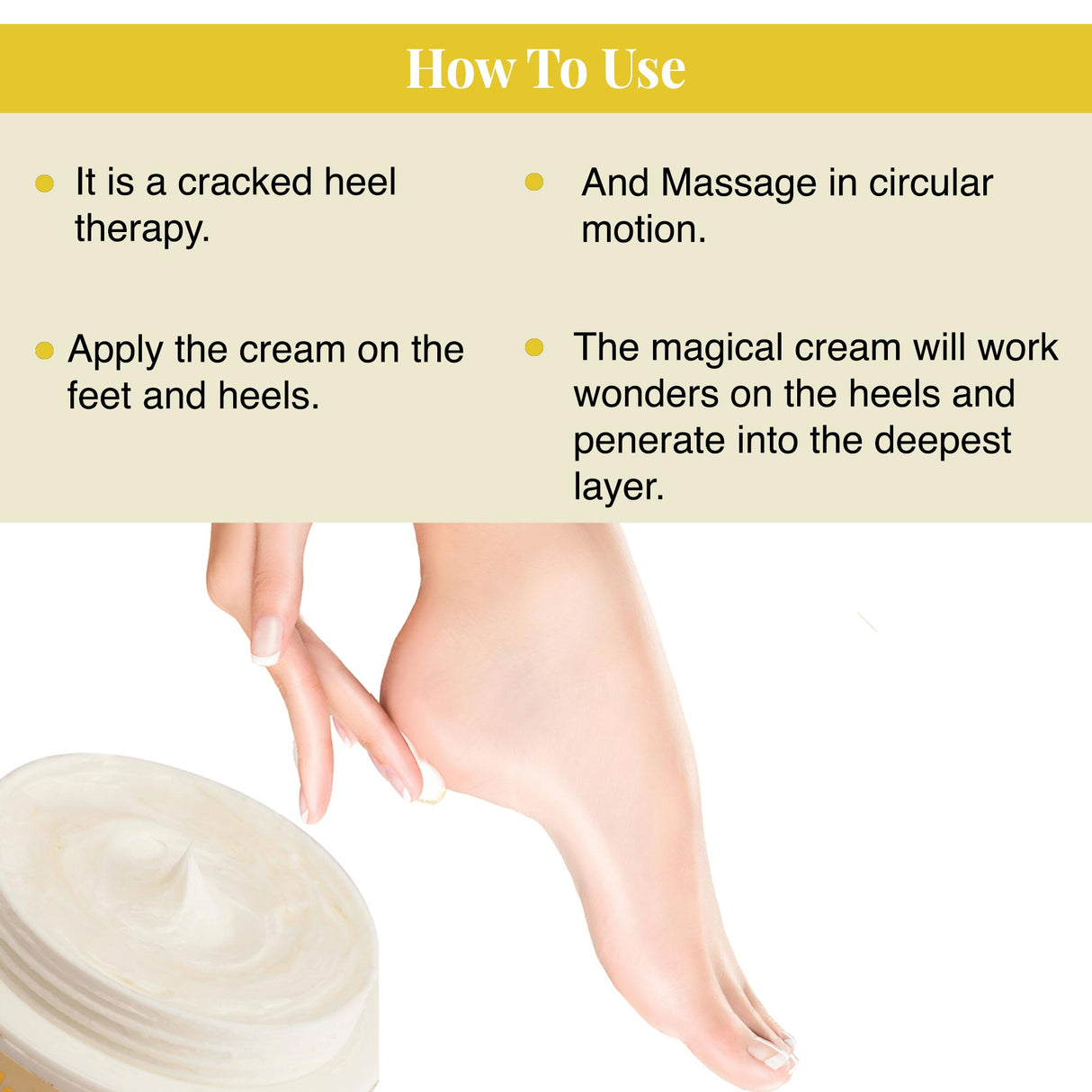 Lemon Foot Cream, Soft & Supple Feet