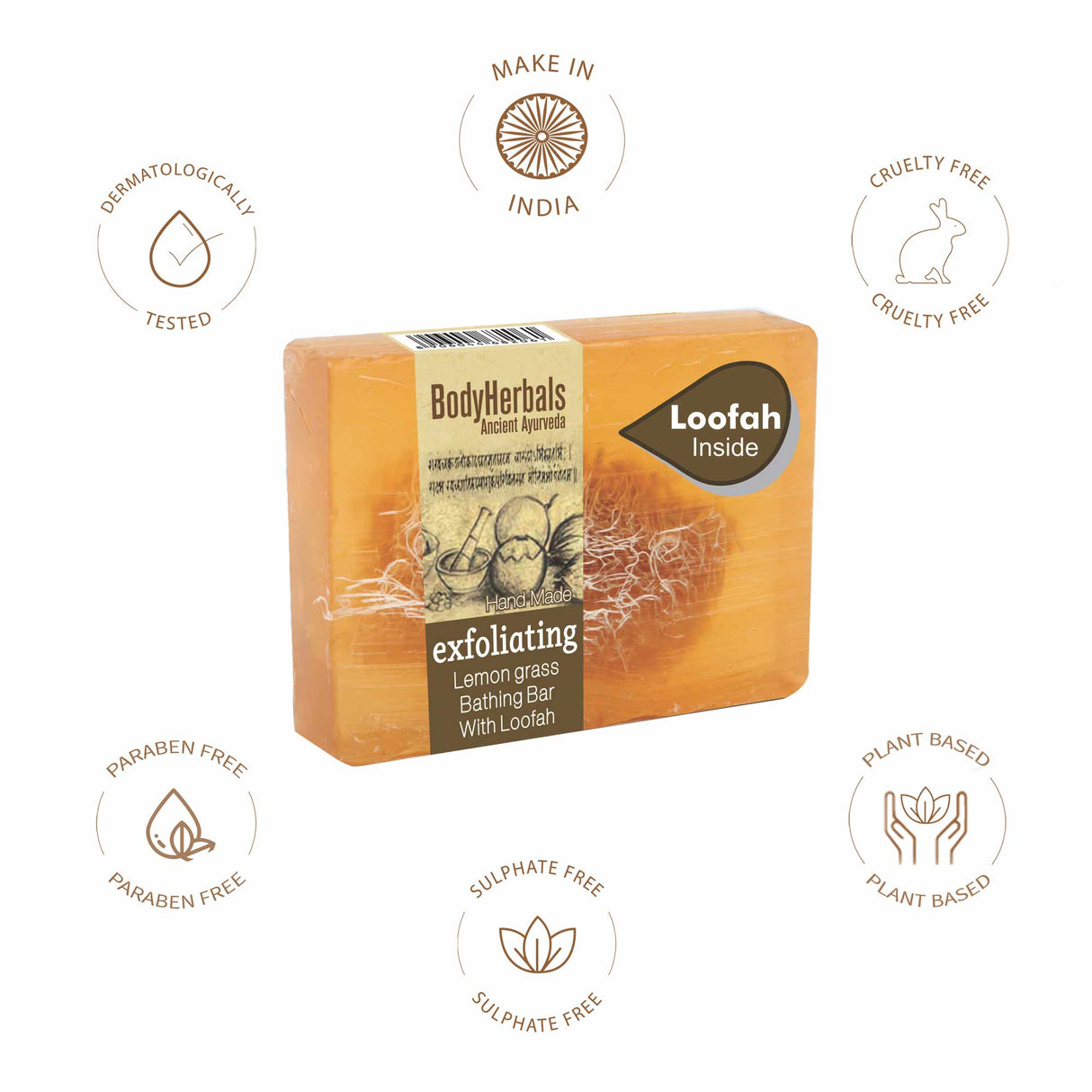 Lemongrass Bathing Bar | Free Loofah