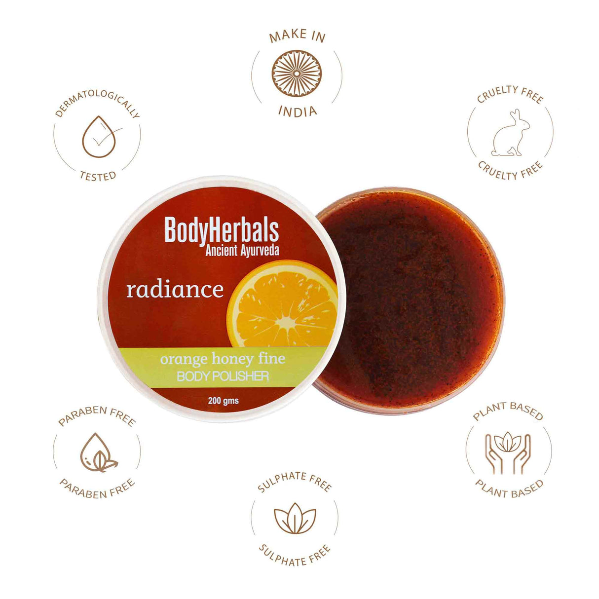 Radiance, Orange & Honey Body Polisher