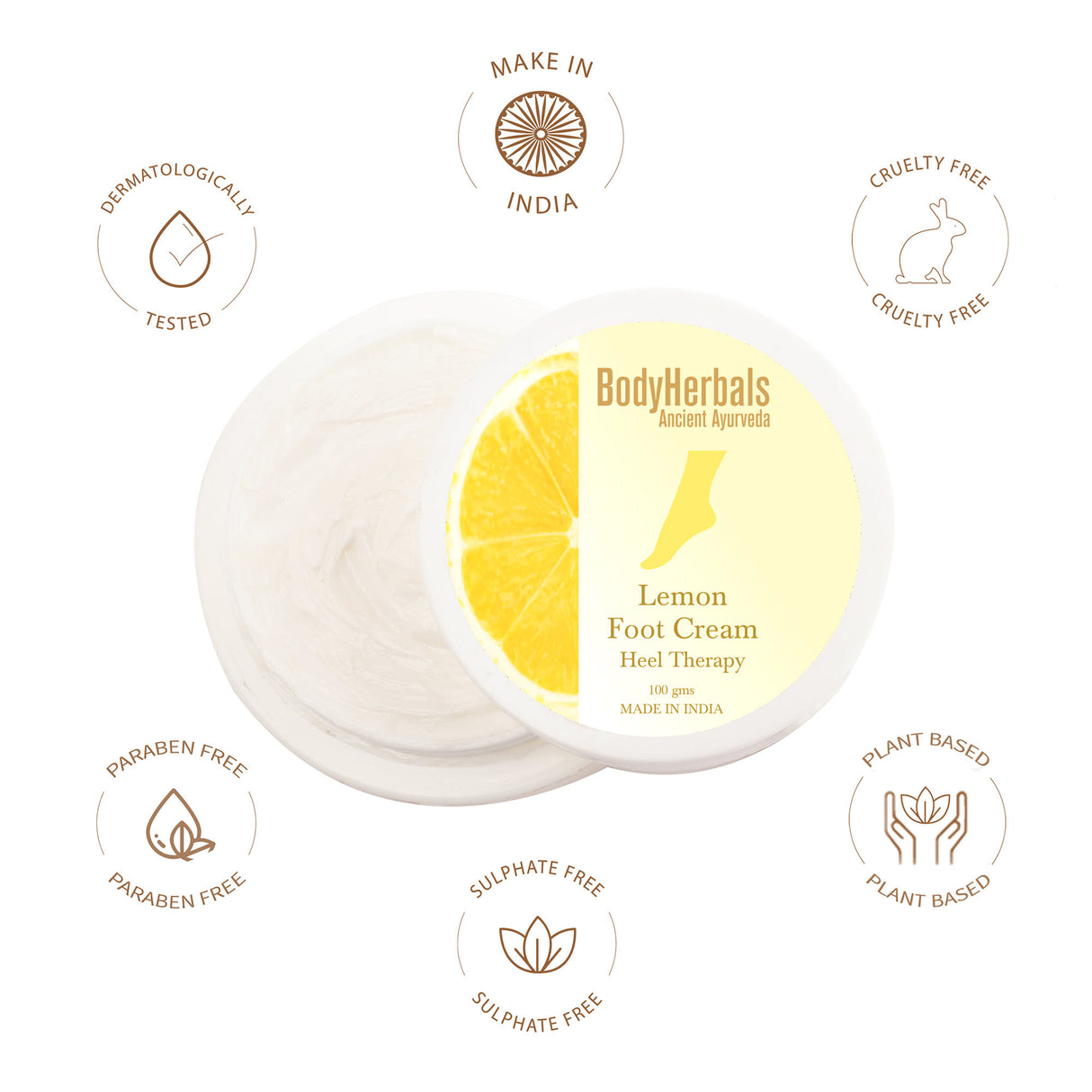 Lemon Foot Cream, Soft & Supple Feet