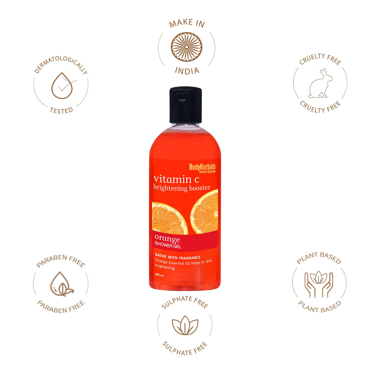 Orange Shower Gel | Free Loofah