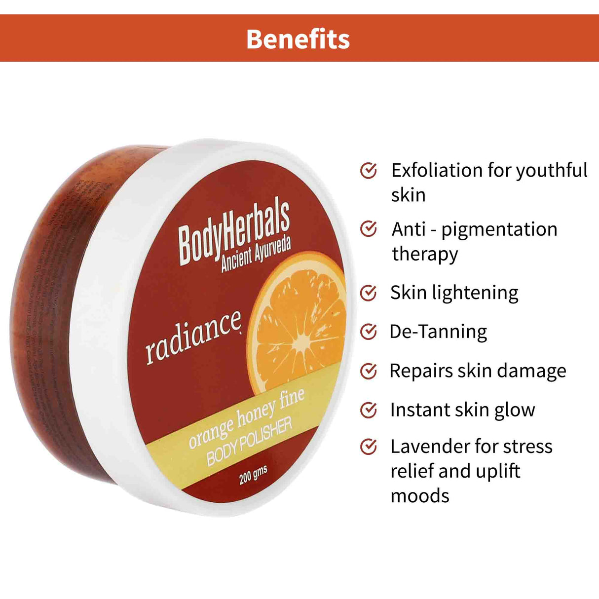Radiance, Orange & Honey Body Polisher
