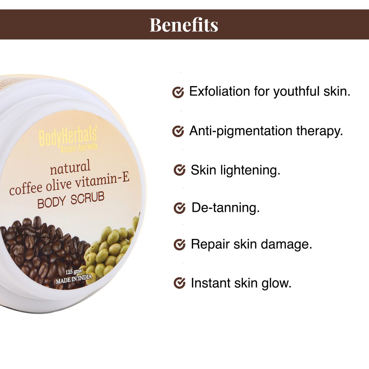 Body Scrub - Coffee, Olive & Vitamin-E