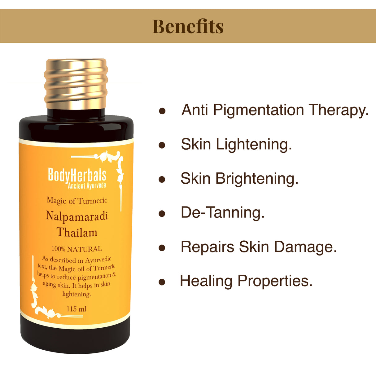 Nalpamaradi Thailam, Body Oil