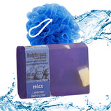 Lavender Bathing Bar With Chunks | Free Loofah