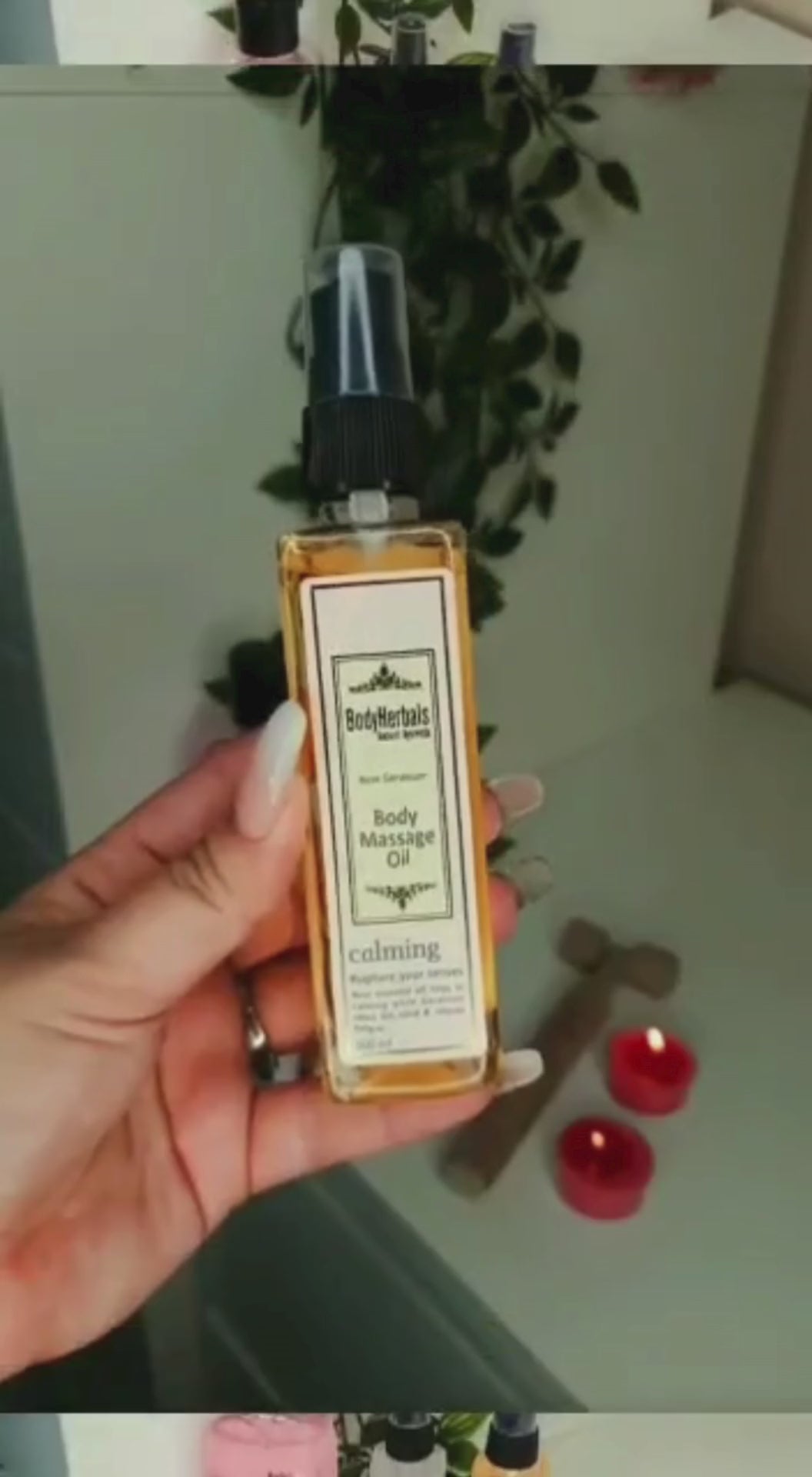 Rose Body Massage Oil