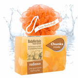 Orange & Neroli, Bathing Bar With Chunks | Free Loofah