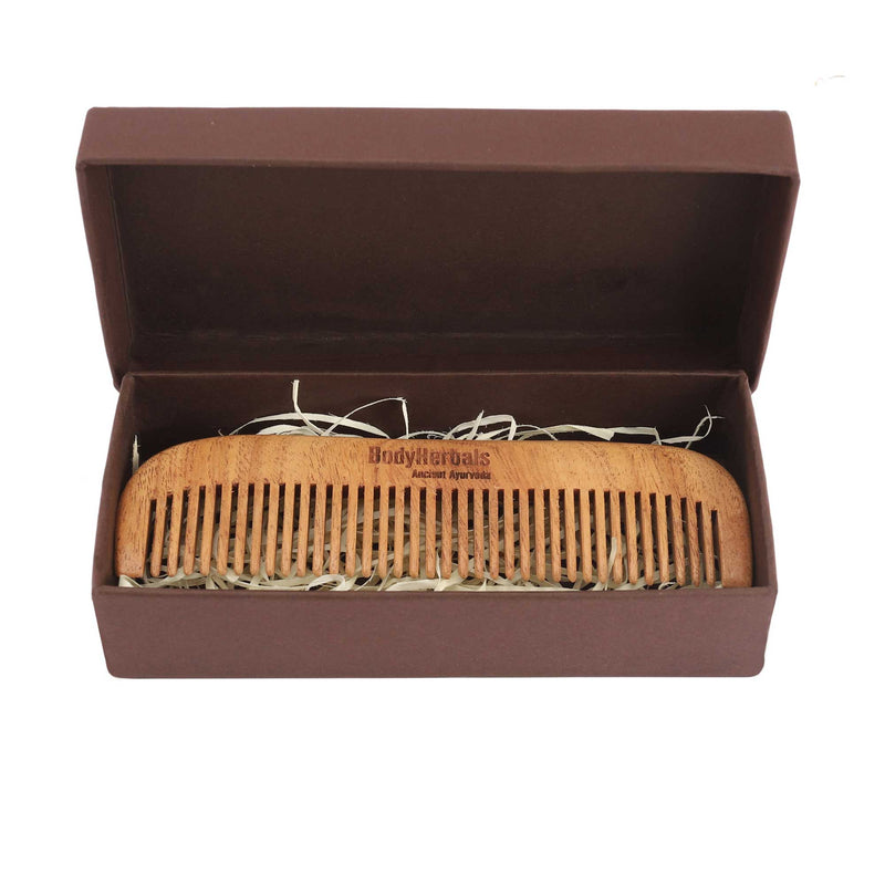 Neem Wood Dressing Comb, Classic
