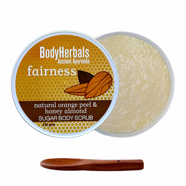 Fairness | Orange, Honey & Almond Sugar Body Scrub