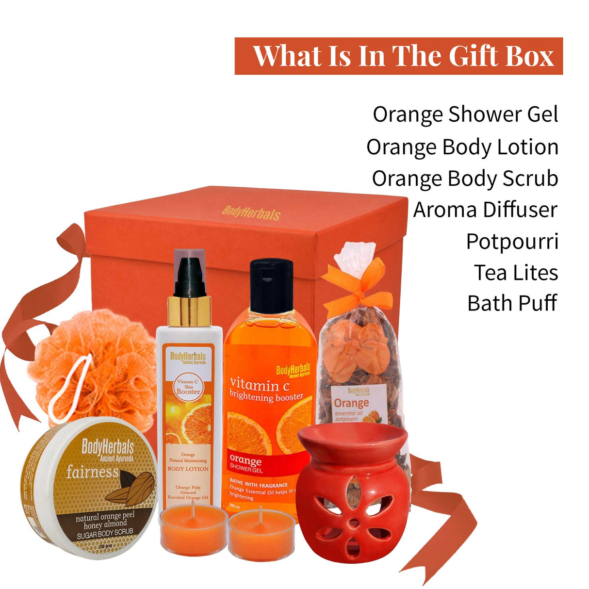 Orange Essentials Spa Hamper