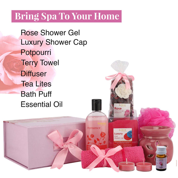 BodyHerbals Rose Bath and Body Spa Gift Set