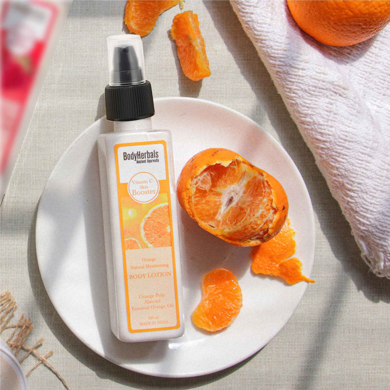 Orange Moisturising Lotion, Vitamin C Skin Booster