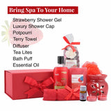 Strawberry Bath and Body Spa Set