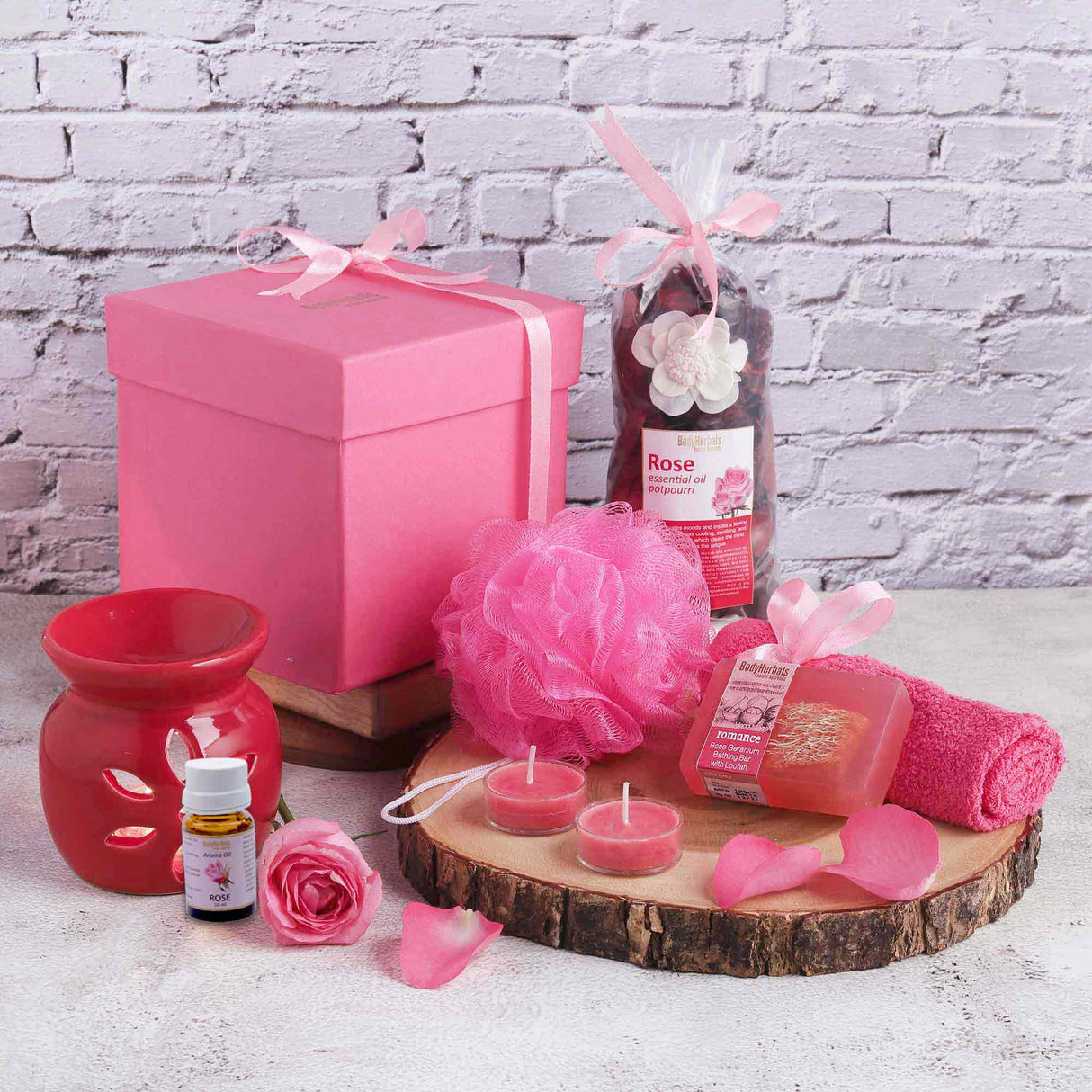 Rose Soap Spa Set