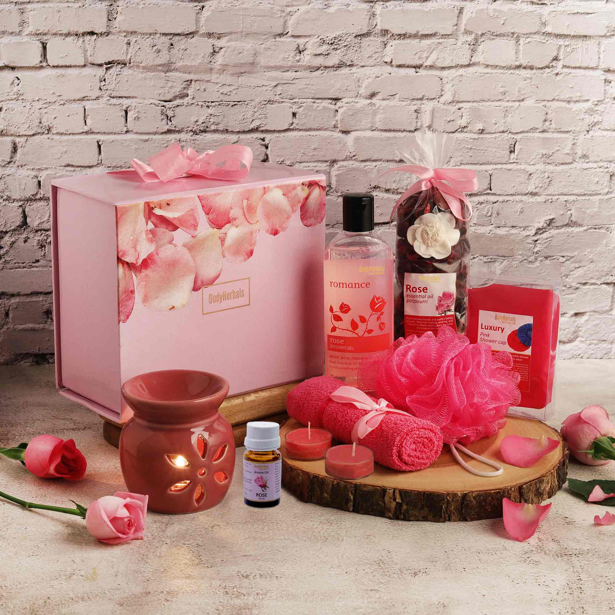 Rose Bath and Body Spa Set