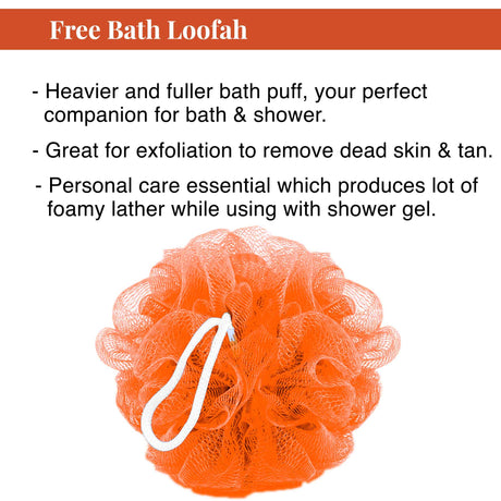 Orange Shower Gel | Free Loofah