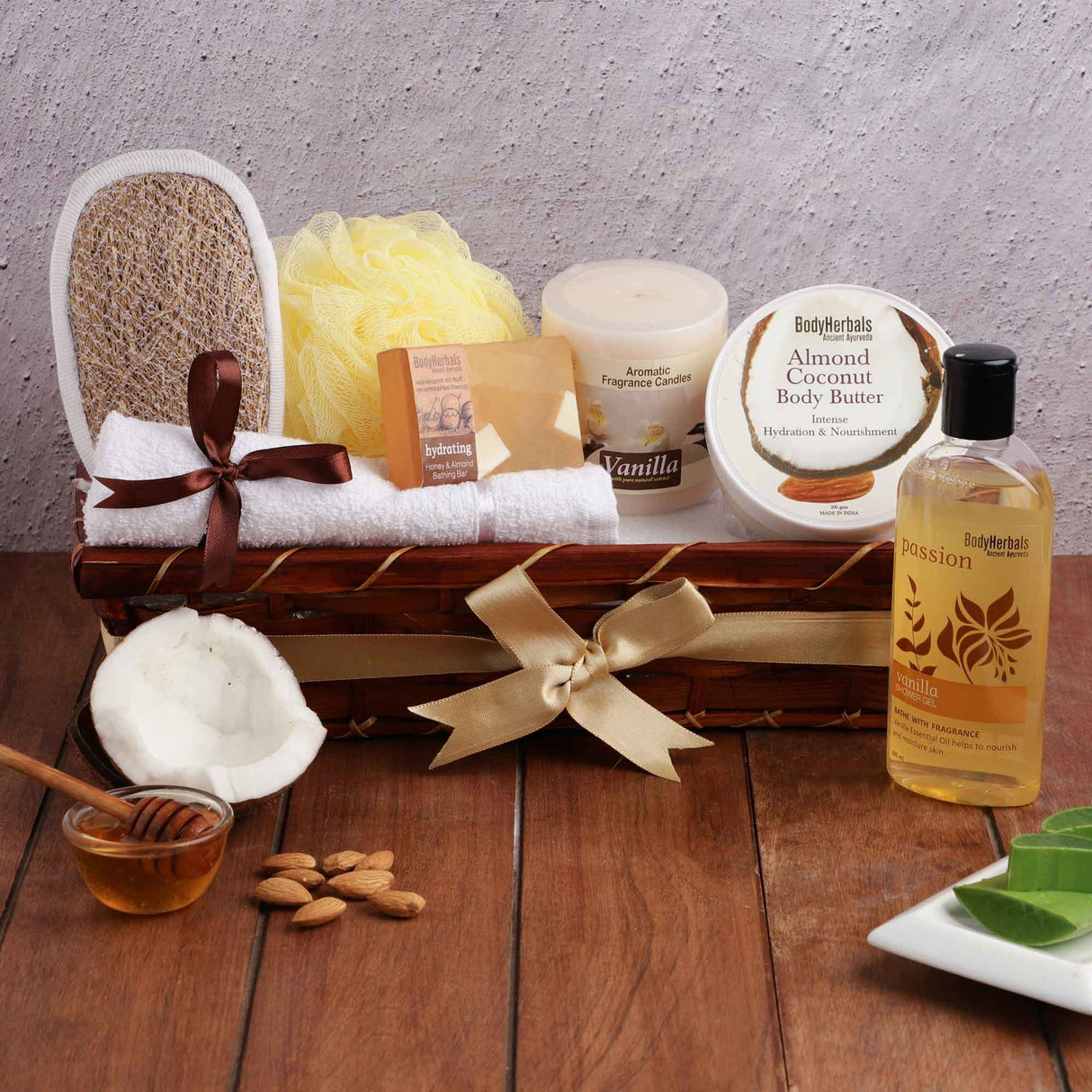 Tropical Coconut and Warm Vanilla Spa Hamper