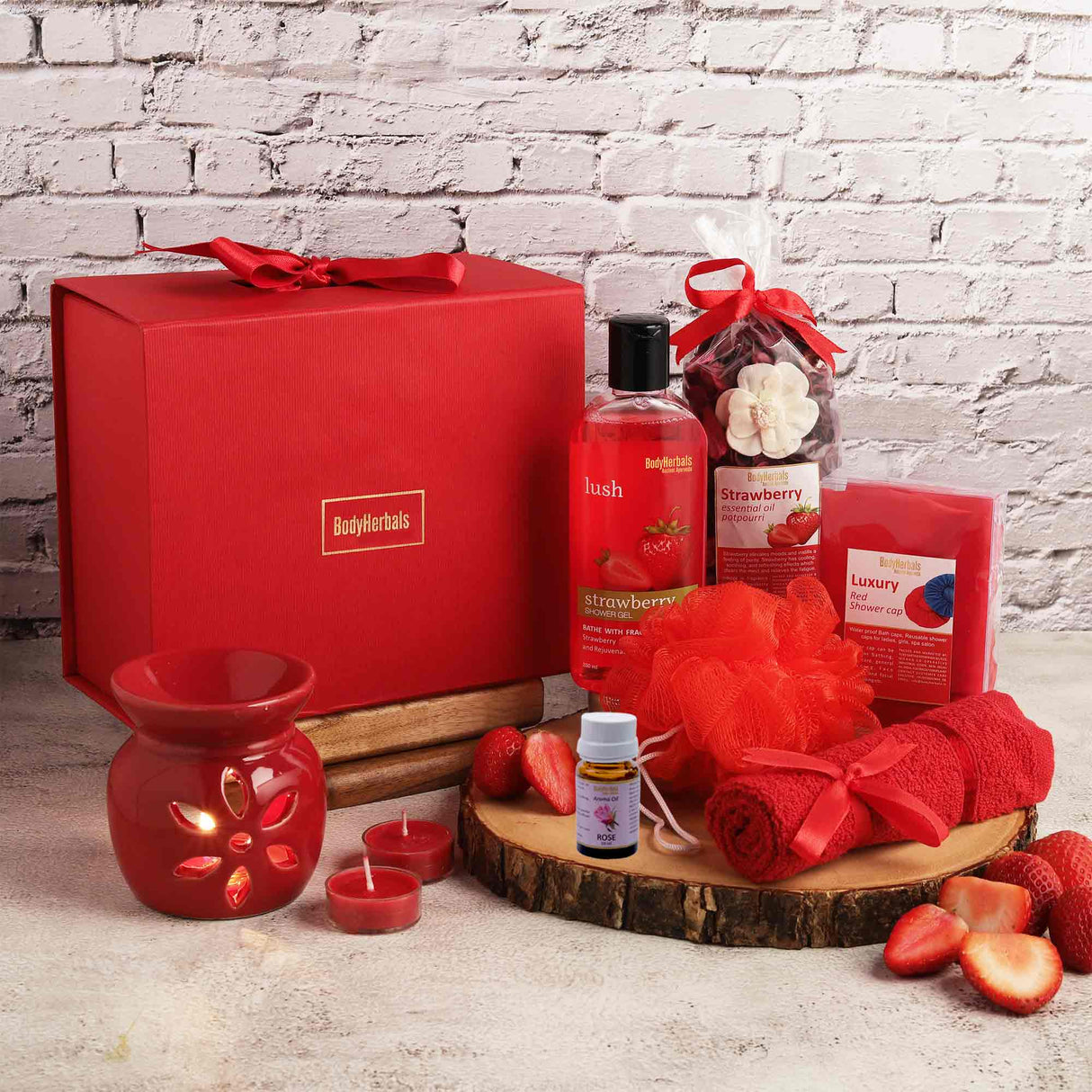 Strawberry Bath and Body Spa Set