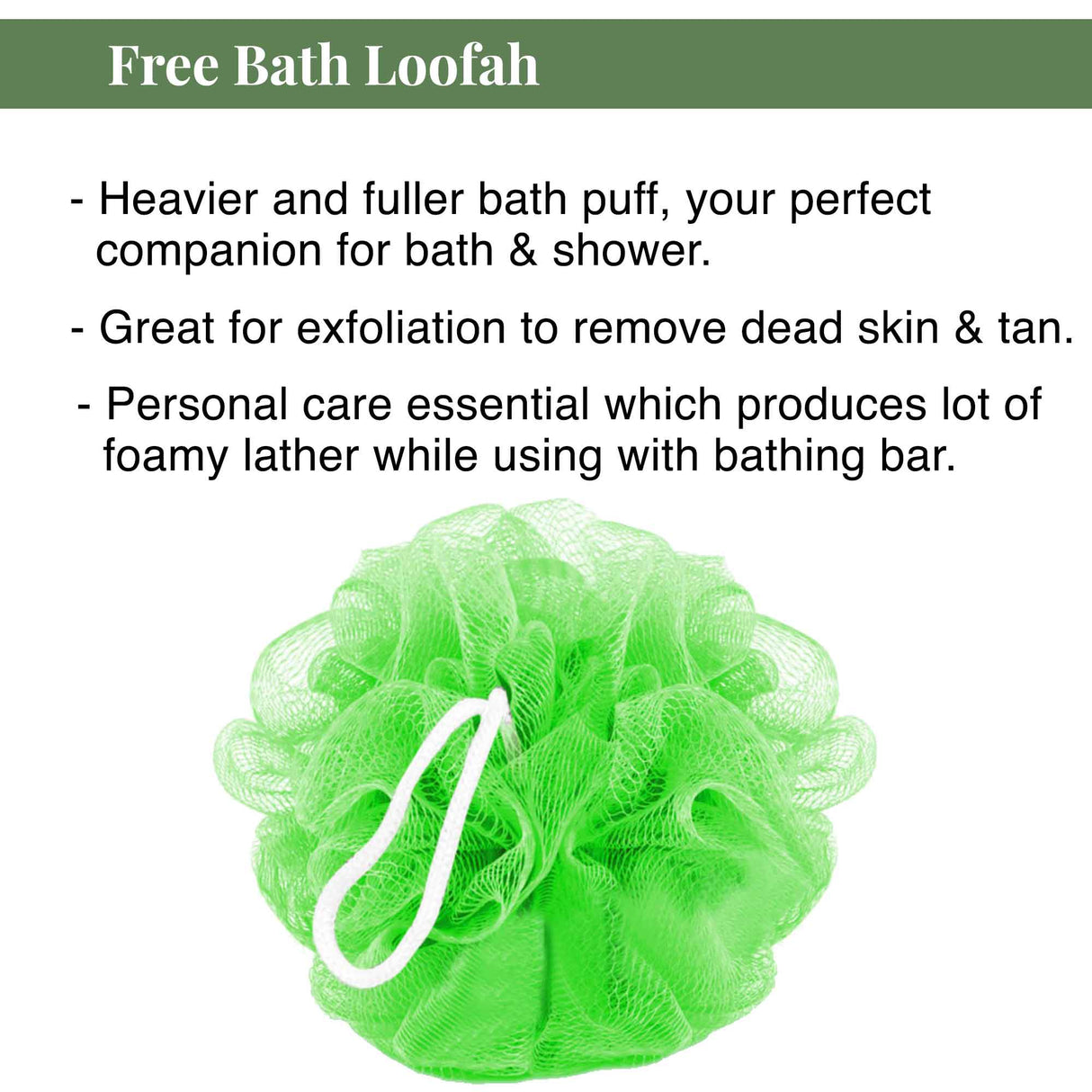 Jasmine Bathing Bar With Chunks | Free Loofah