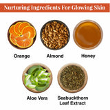 Skin Brightening Face Pack, Orange - Honey & Almond
