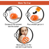 Brightening Booster, Orange Shower Gel | Free Loofah